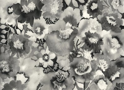 Floral en blanco y negro de Neela Pushparaj